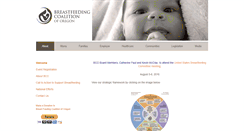 Desktop Screenshot of breastfeedingor.org
