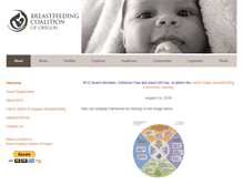 Tablet Screenshot of breastfeedingor.org